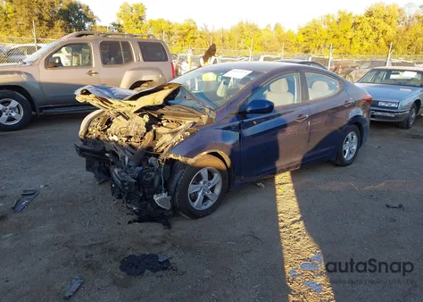 2016 Hyundai Elantra Se z USA, uszkodzony, nr VIN 5NPDH4AE4GH710463